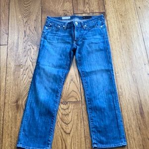 AG Theory denim crops